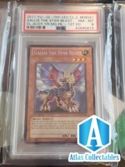 Gallis the Star Beast LCGX-EN041 1st Secret PSA 8 Graded